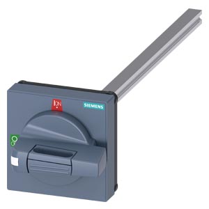 Acionamento Giratório Do Acoplamento Da Porta Padrão Sem Compensação De Tolerância Tamanho 75x 75 Eixos 8x 8 300mm 0-I Dispositivo Completo Manípulo Tamanho 45mm Acessórios Para 3KD Tam 1 E 2 3KF Tam 1 Acionamentos Manuais Para 8UD1171-2AD11 Siemens