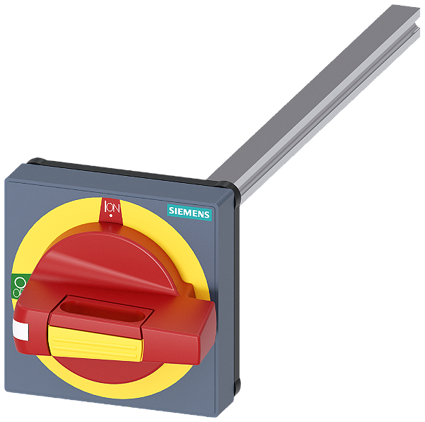Acionamento Giratório Do Acoplamento Da Porta Parada De Emergência Sem Compensação De Tolerância Tamanho 75x 75 Eixos 8x 8 300mm 0-I Dispositivo Completo Manípulo Tamanho 45mm Acessórios Para 3KD Tam 1 E 2 3KF Tam 1 Acionamentos 8UD1171-2AD15 Siemens