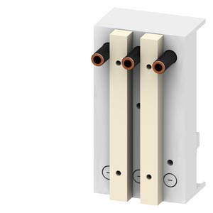 Adaptador Para Barramento Coletor 60mm Sys Ul 508 Sistema De Barramentos 60mm Espessura Do Barramento Perfil Tt Utilizável Em Circuitos De Alimentação Para Disjuntor Com Contato Tubular Para Saída De Cabo Superior/Inferior 8US1213-4AQ01 Siemens