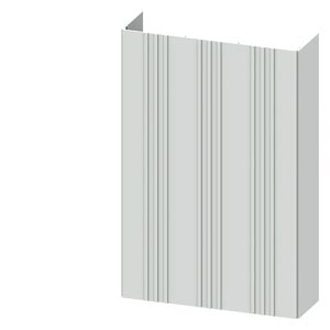 Cobertura Do Campo Restante 195x 700x 63mm Para Sistema De Barramentos Coletores 60mm Para Montagem No Apoio De Campo Restante Perfil De Cobertura Sentron 8US1 Para Sistemas De Barramentos Para Montagem De Equipamentos De 8US1922-2EB00 Siemens