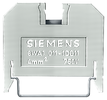 Conector Passagem 4Mm2 8Wa1 Preto 8WA1011-1BG24 SIEMENS