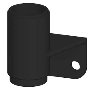 Ângulo Para Fixação Em Parede Plástico Para Montagem De Um Lado Sem Pé E Tubo Acessório Para Colunas De Sinal Com Diâmetro 50 Mm Colunas De Sinal Sirius 8WD - Modulares Com Capacidade De Comunicação E Design Moderno 8WD4208-0CD Siemens