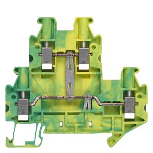 Terminal Conexão Parafusada Fileira Dupla Terminal Pe/Pen 4mm² Verde/Amarelo Tecnologia Ideal Para Sua Segurança - Somente Da Siemens 8WH1020-0CG07 Siemens