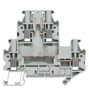 Terminal Conexão Parafusada Fileira Dupla Terminal De Secionamento 4mm² Cinza Tecnologia Ideal Para Sua Segurança - Somente Da Siemens 8WH1020-6AG00 Siemens