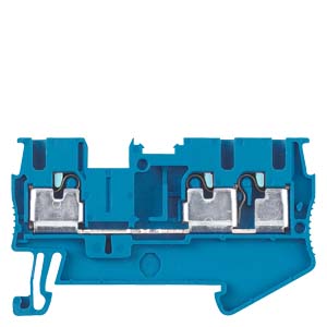 Terminal Conexão De Encaixe Ipo Terminal De Passagem 2,5mm² Azul 8WH6003-0AF01 Siemens
