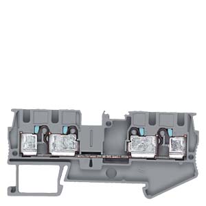 Terminal Conexão De Encaixe Ipo Terminal De Passagem 4mm² Cinza 8WH6004-0AG00 Siemens