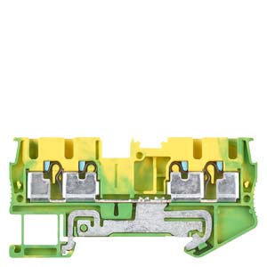 Terminal Conexão De Encaixe Ipo Terminal Pe/Pen 2,5mm² Verde/Amarelo Tecnologia Ideal Para Sua Segurança - Somente Da Siemens 8WH6004-0CF07 Siemens