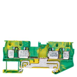 Terminal Conexão De Encaixe Ipo Terminal Pe/Pen 4mm² Verde/Amarelo Tecnologia Ideal Para Sua Segurança - Somente Da Siemens 8WH6004-0CG07 Siemens