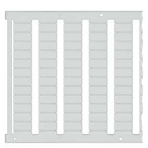 Placa De Indicação Inscrição Frontal Largura Dos Terminais 5,2mm Fixação Por Clique Branco Tecnologia Ideal Para Sua Segurança - Somente Da Siemens 8WH8202-2AA05 Siemens