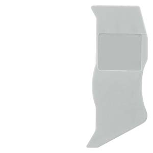 Segmento De Tampa Para Terminais De Passagem 2,5mm² Com Conexão De Mola Cinza Tecnologia Ideal Para Sua Segurança - Somente Da Siemens 8WH9000-0GA00 Siemens
