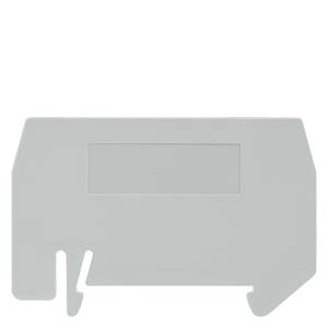 Placa Divisória De Compartimento Separação Óptica E Elétrica Dos Grupos De Terminais Seções Transversais Até 6mm² Largura 2mm Cinza Tecnologia Ideal Para Sua Segurança - Somente Da Siemens 8WH9070-0DA00 Siemens