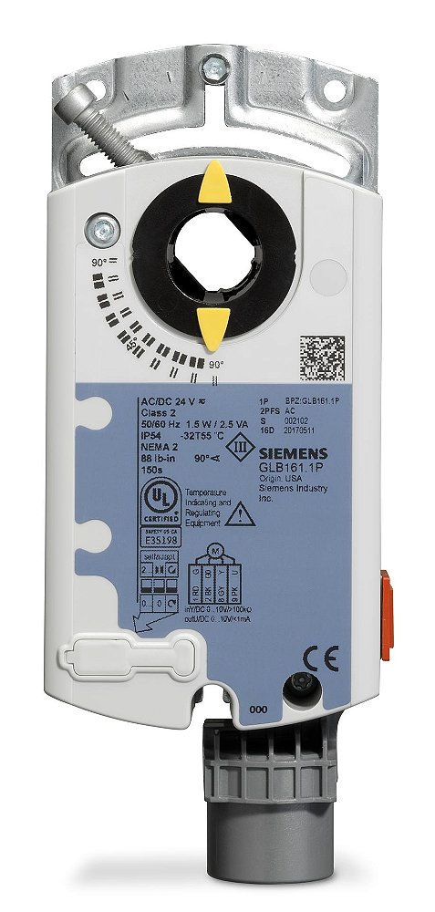 Atuador Eletronico P/ Damper Glb161 1P Bpz GLB161 1P BPZGLB1611P Siemens