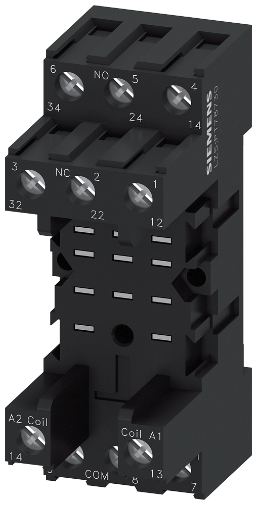 Base P/ Rele Plugin 3 Rev LZS:PT78730 SIEMENS