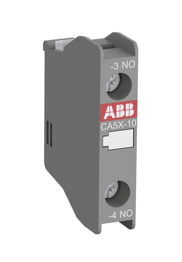 Acessório Exclusivo Para Contator Ax09...Ax150 E Nx 4 Polos Bloco De Contatos Auxiliares Frontal 1Na 4A @ 220V (Ac 15) CA5X-10 1SBN019010R1010 ABB