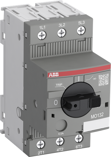 Disjuntor Motor Tripolar 690V In=16 20A Fixo Ics=50Ka (230Vca) Ics=3Ka (440Vca) Modelo Mo132 6.3 Somente Proteção Magnética MO132-6,3 1SAM360000R1009 ABB