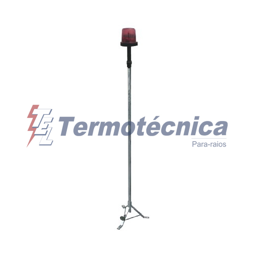 Balizador Simples Led Galv. A Fogo C/ Rele Bivolt E Conector P/ Aterramento Tel-614 Termotécnica