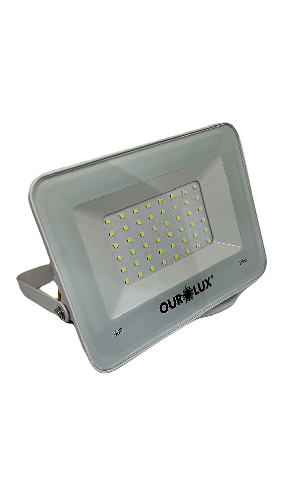 Projetor Led Pro 50W 127/220V Branco 6500K 03379 Ourolux