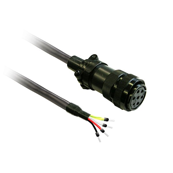 Cabo Potencia 1,3Mm2 Para Motor Bch2 Sem Freio E Conector Militar - 5M VW3M5D2AR50 SCHNEIDER