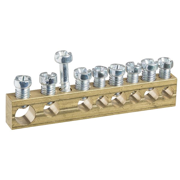 Borneira Com 8 Bornes Para Quadro De Distribuicao Mini Pragma MIP99038 SCHNEIDER