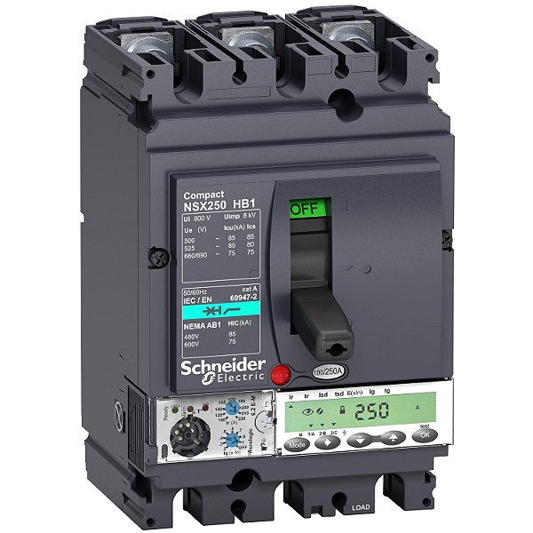 Disjuntor Nsx250Hb1 Micrologic6.2E M 150A 3P3D LV433560 SCHNEIDER