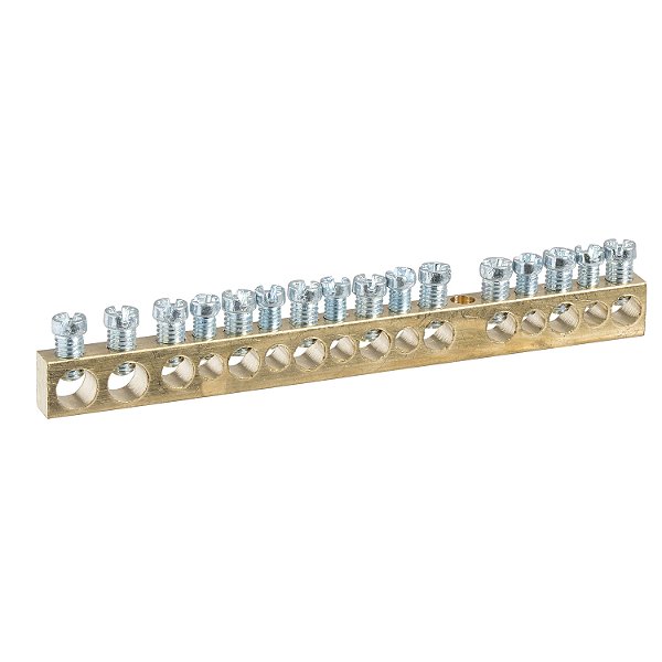 Borneira Com 16 Bornes Para Quadro De Distribuicao Mini Pragma MIP99039 SCHNEIDER