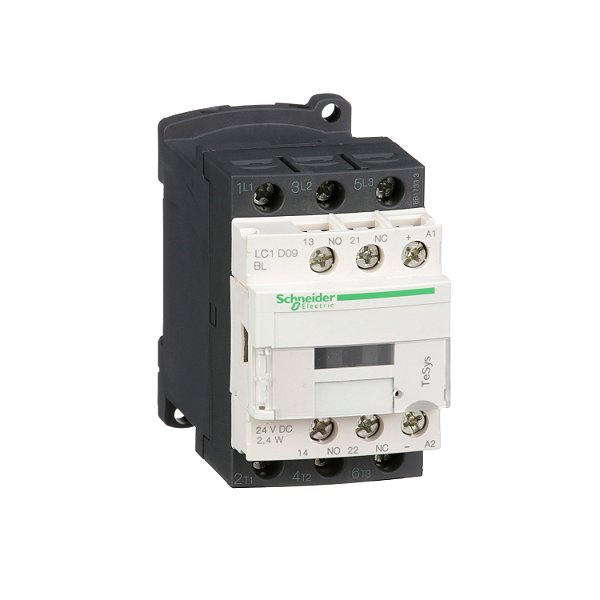 Contator Tripolar 9A 1Na+1Nf 24Vcc-Bc LC1D09BL SCHNEIDER
