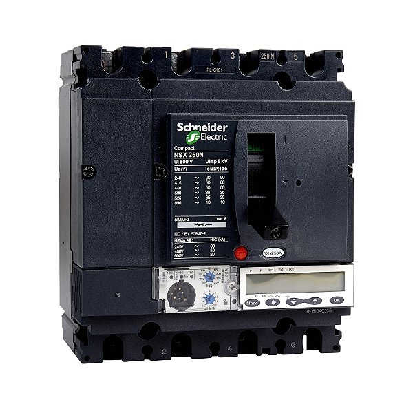 Circuit Breaker Compact Nsx250B - Micrologic 5.2 A - 160 A - 4 Poles 4D LV431156 SCHNEIDER