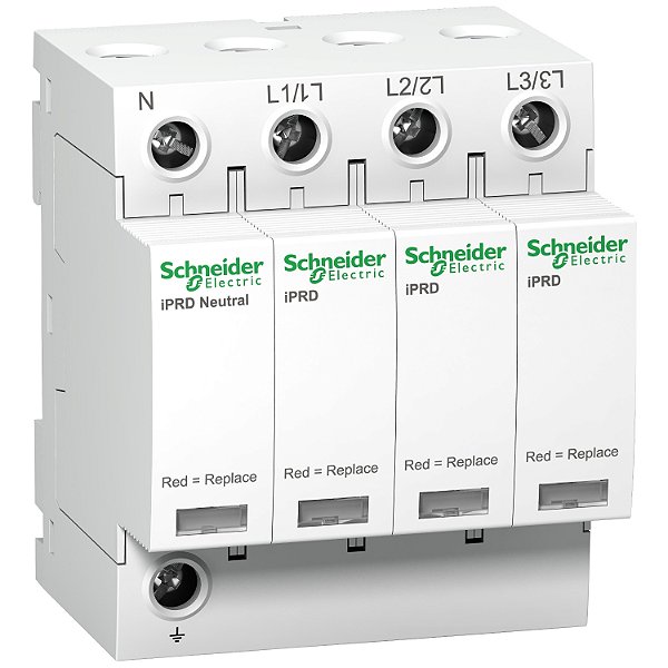 Protetor De Surto Acti9 Iprd40 40Ka 3P+N 340V A9L40600 SCHNEIDER