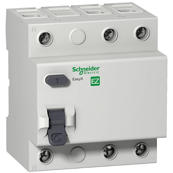 Interruptor Diferencial Residual Easy9 3P 30Ma 80A Classe Ac 3000A 230/415V EZ9R33380 SCHNEIDER