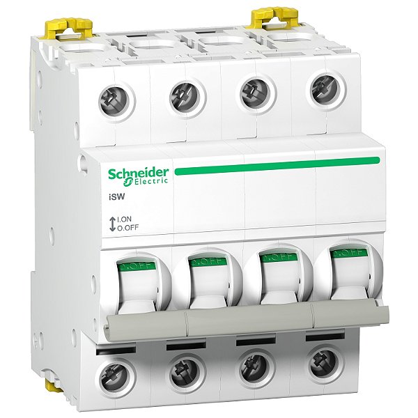 Switch Disconnector Isw - 4P - 100 A - 415 V A9S65491 SCHNEIDER
