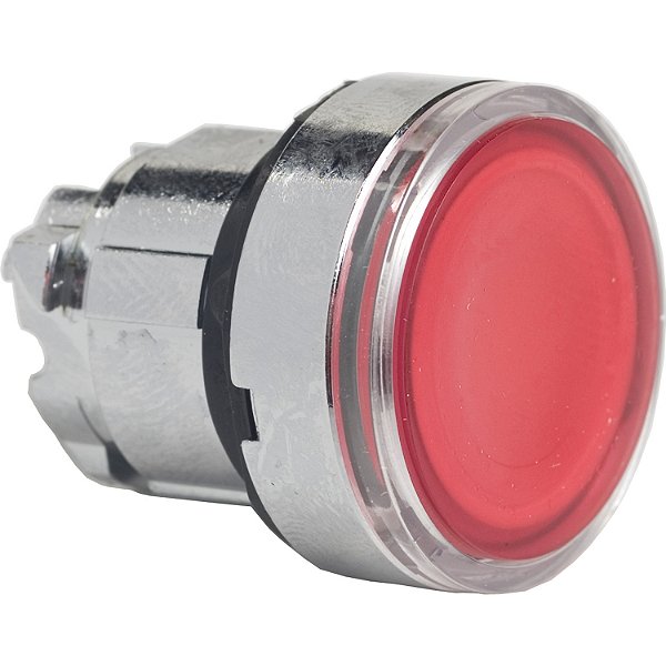 Cabeçote Para Botão Luminoso Ø22Mm Metálico, Faceado, Com Retenção, Vermelho ZB4BH043 SCHNEIDER