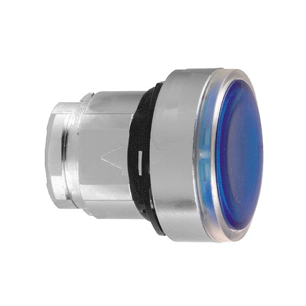 Cabeçote Para Botão Luminoso Ø22Mm Metálico, Faceado, Com Retenção, Azul ZB4BH063 SCHNEIDER