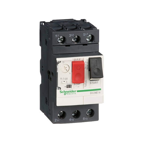 Disjuntor Termomagnetico Tesys Gv2 9-14A Botao Impulsao GV2ME16 SCHNEIDER