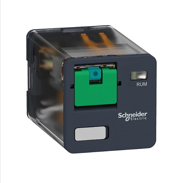Relé De Interface, 10A, 3Naf, Botão De Teste, 24Vcc RUMC31BD SCHNEIDER
