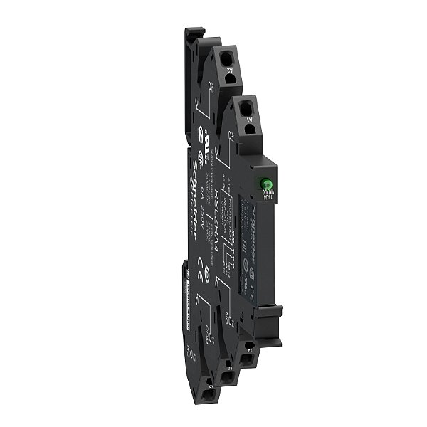 Relé De Interface Slim, 6A, 1Naf, Com Base Mola, Led, 230Vca/Cc RSL1PRPU SCHNEIDER