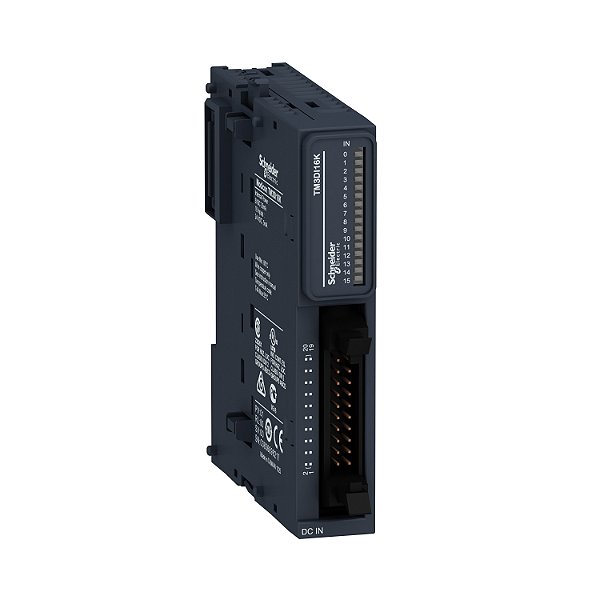 Módulo De Entradas Digitais - 16 Entradas - Sink/Source - 24 Vdc - Conector He10 TM3DI16K SCHNEIDER