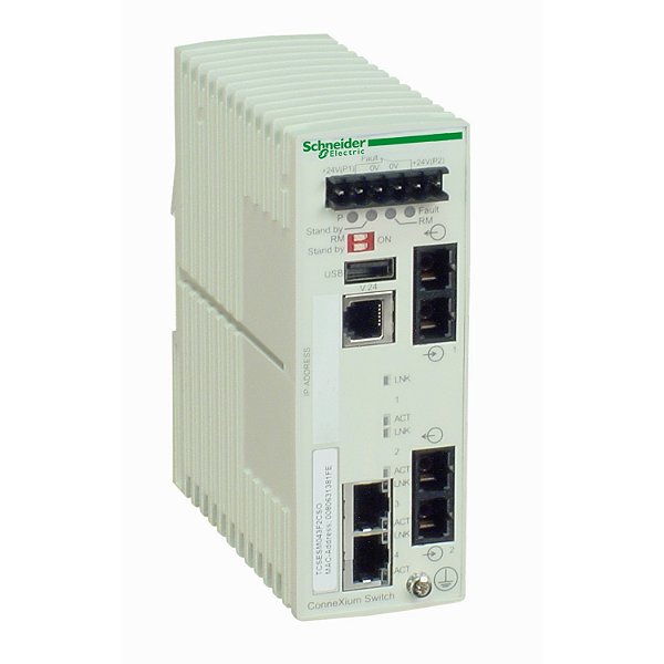 Switch Gerenciavel Connexium 2 Portas Tx2 Portas Fxmonomod TCSESM043F2CS0 SCHNEIDER