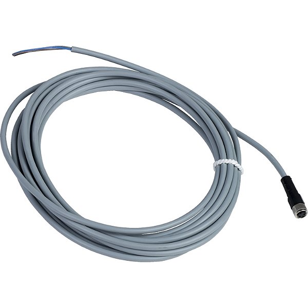 Cabo Pvc 3 Pinos Com Conector M8 Femea Reto 5 Metros XZCPV0566L5 SCHNEIDER