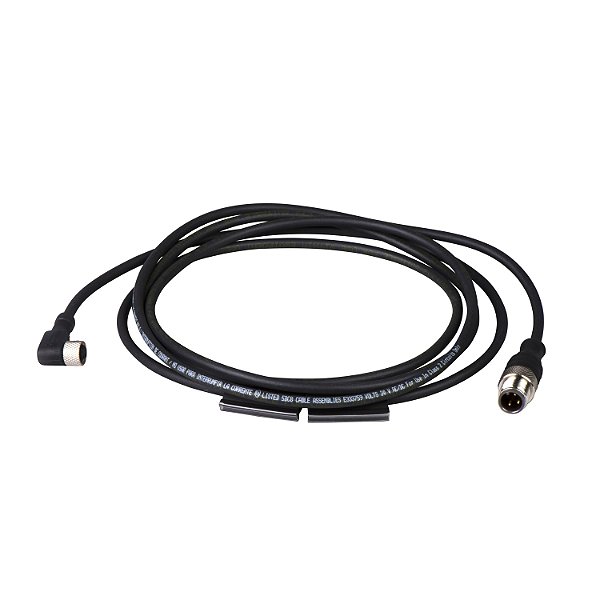 Cabo Com Conector M12 Macho Reto 4 Pin Para M8 Reto 4 Pin 2M XZCR1509041J2 SCHNEIDER
