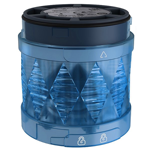 Módulo Luminoso Ø60Mm Para Xvu, Contínuo, Led, Azul, 24Vca/Cc XVUC26 SCHNEIDER