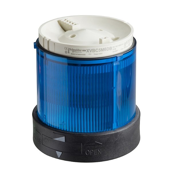 Módulo Luminoso Ø70Mm Para Xvb, Intermitente, Led, Azul, 24Vca/Cc XVBC5B6 SCHNEIDER
