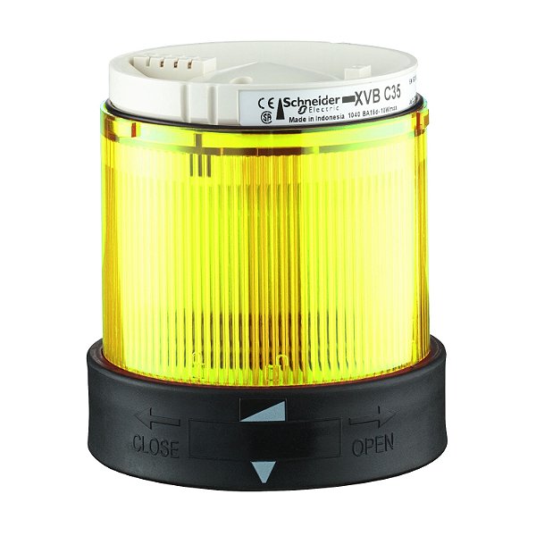 Módulo Luminoso Ø70Mm Para Xvb, Intermitente, Led, Amarelo, 24Vca/Cc XVBC5B8 SCHNEIDER