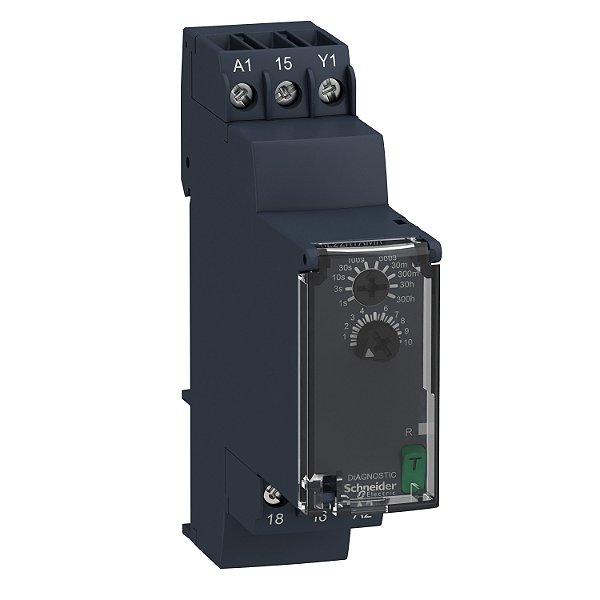 Modular Timing Relay, 8 A, 0.05 S…300 H, 1 Co, Power On Delay , 24...240 V Ac/Dc RE22R1AMR SCHNEIDER