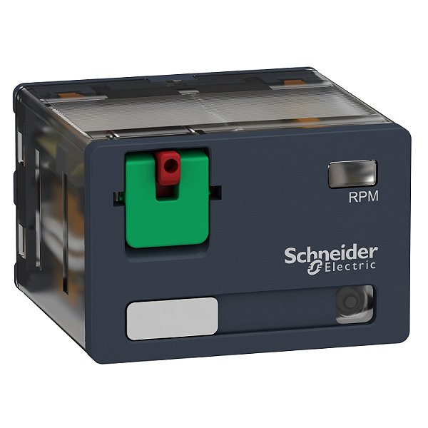 Relé De Potência, 15A, 4Naf, Botão De Teste, Led, 120Vca RPM42F7 SCHNEIDER