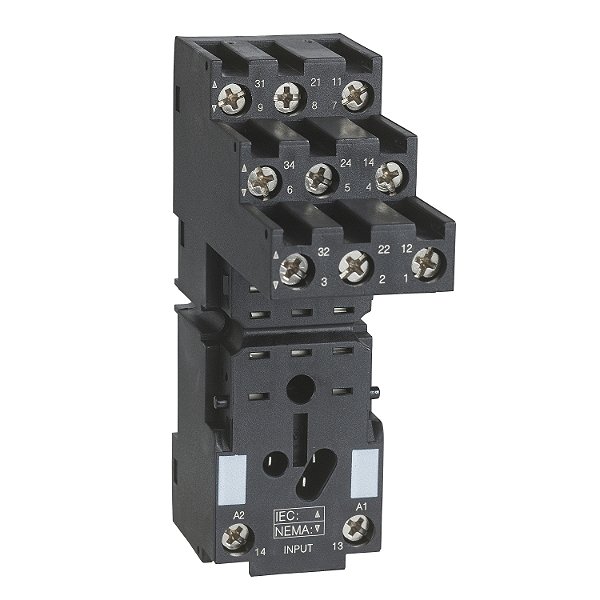 Base Para Relé Rxm3*, Contatos Mistos, Conexão Por Parafuso RXZE2S111M SCHNEIDER