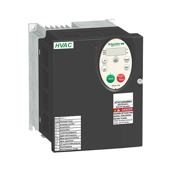 Inversor De Frequência Hvac Atv212 - 4 Kw - 380-480 Vac Trifásico ATV212HU40N4 SCHNEIDER