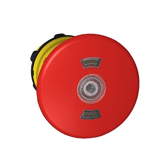 Cabeçote Para Botão De Emergência Luminoso Ø22Mm Plástico, Puxar Para Destravar, Cogumelo Ø40Mm, Vermelho ZB5AT8643M SCHNEIDER