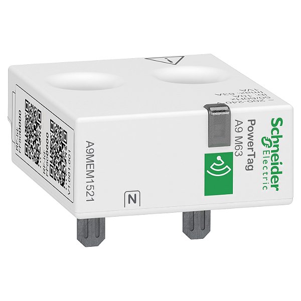 Energy Sensor, Powertag Monoconnect 63A 1P+N Top Position A9MEM1521 SCHNEIDER