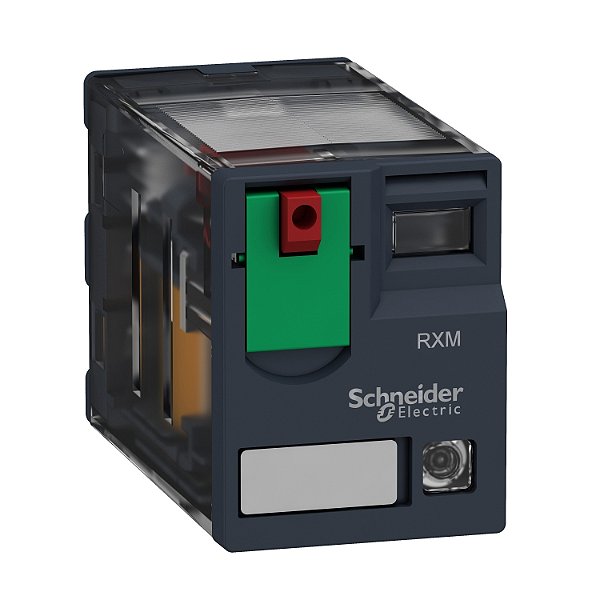 Relé De Interface, 12A, 2Naf, Botão De Teste, Led, 120Vca RXM2AB2F7 SCHNEIDER