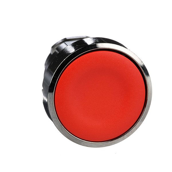 Cabeçote Para Botão Ø22Mm Metálico, Faceado, Retorno Por Mola, Vermelho ZB4BA4 SCHNEIDER